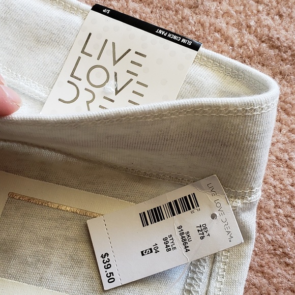 NWT Live Love Dream (Aero) Slim Cinch Sweatpants - Picture 2 of 2